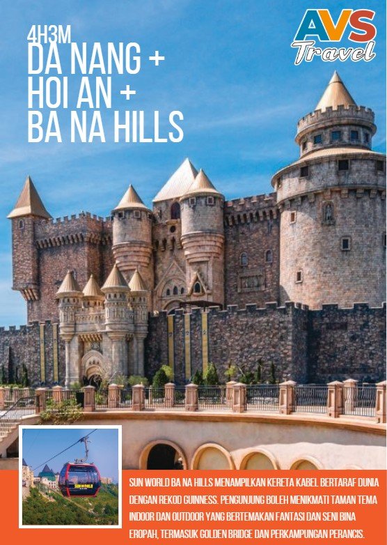 4D3N Da Nang + Hoi An + Ba Na Hills